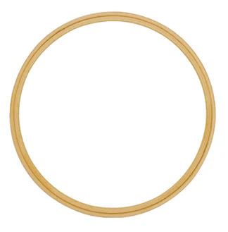 Round Wooden Embroidery Hoops – Seamless Screwless Design