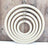 White Embroidery Round Hoop - Nurge Flexible Hoop, Round Cross Stitch Hoop
